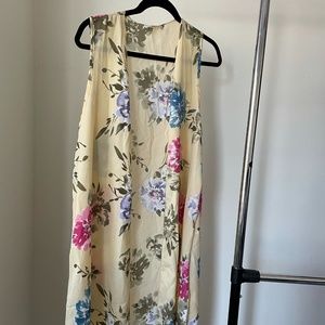 Yellow long shrug